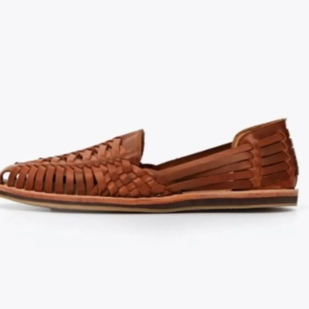 Nisolo Leather Sandal‎ Huarache Men's BRANDY NEW MSRP $150